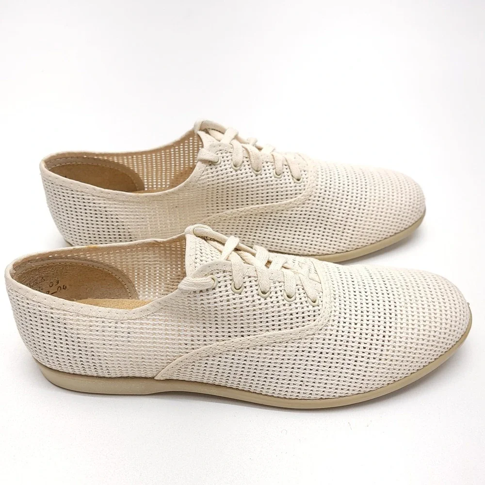 Vintage Mens‎ World Cup White Mesh Tennis Shoes Sneakers Size 9.5 M USA Club